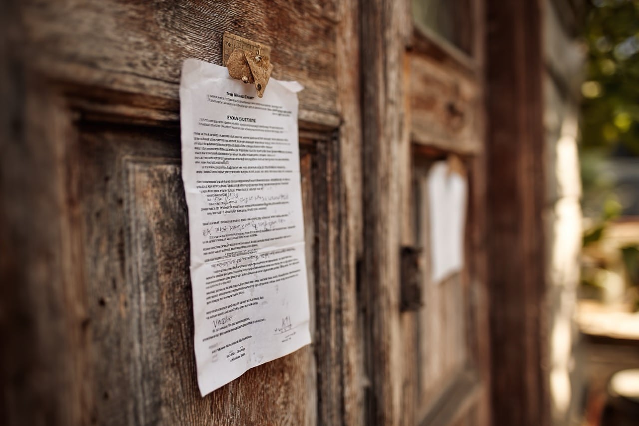 Eviction notice process for squatters in Providence Rhode Island