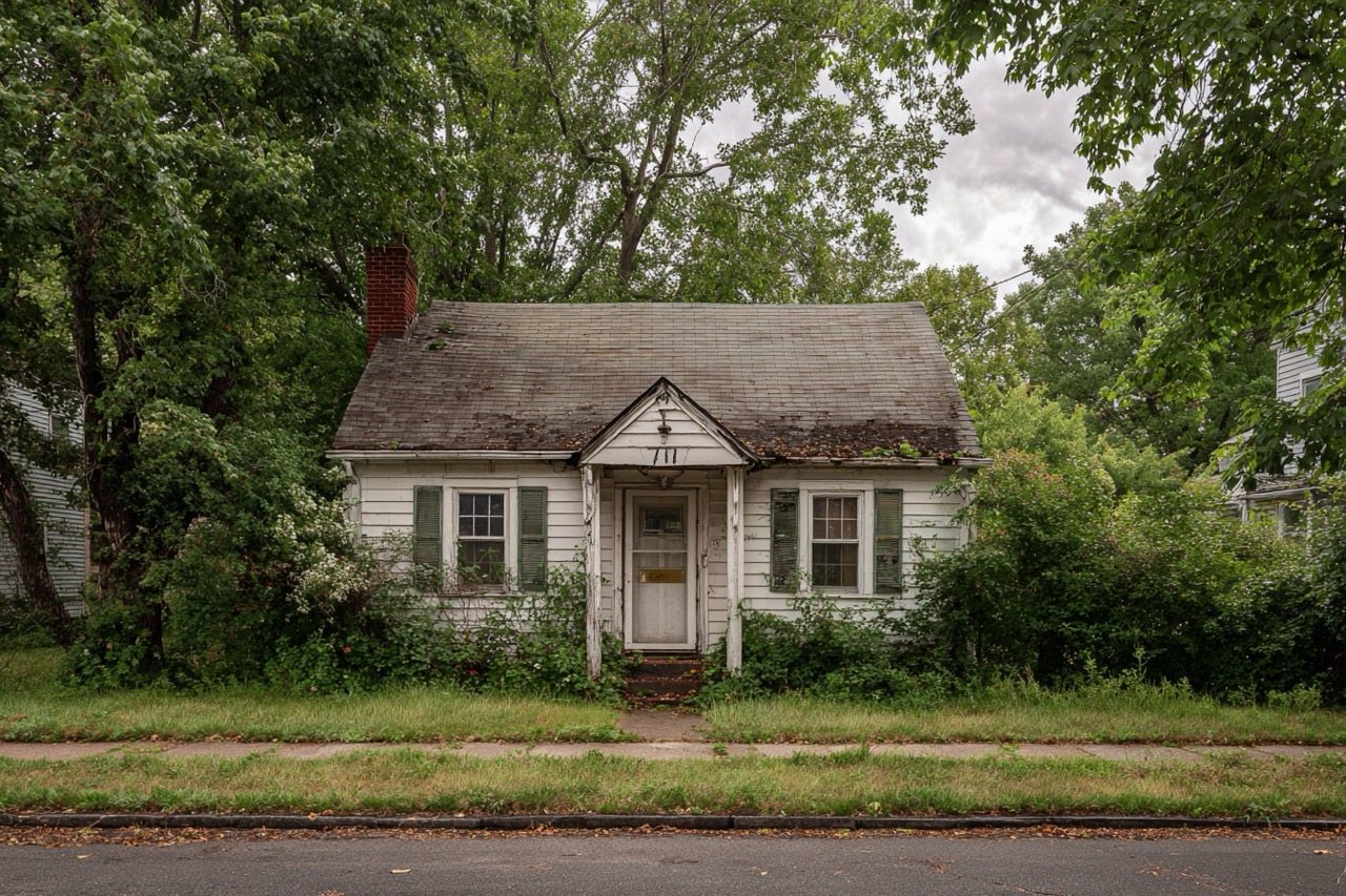 Vacant property in Providence Rhode Island susceptible to squatters